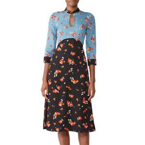 Vilshenko Michaela Floral Dress size 8